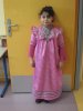 Inès dans sa très belle robe algérienne.